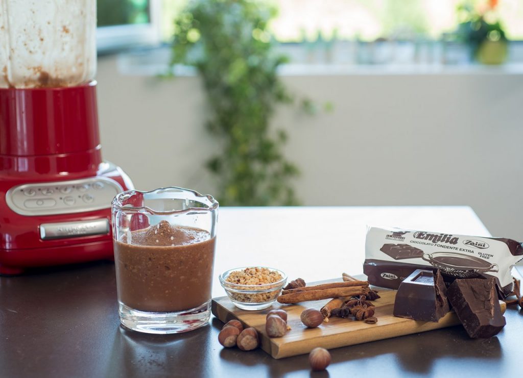 Granita al cioccolato e nocciole