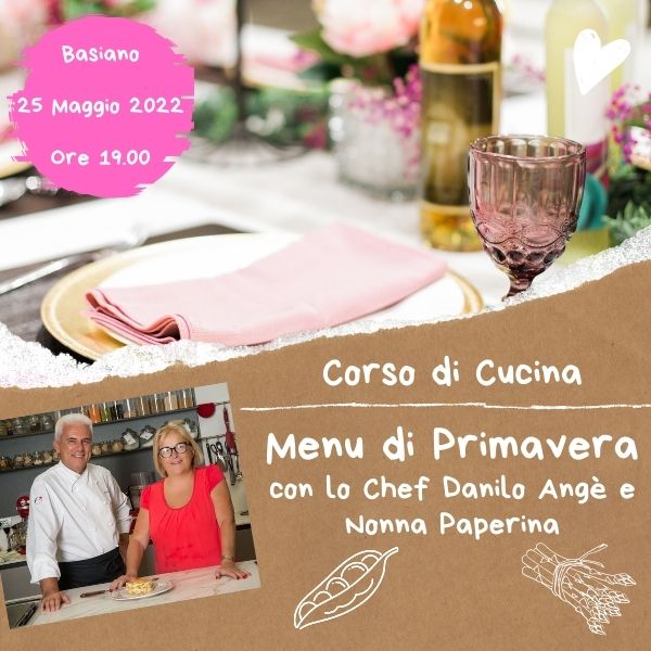 Corso di cucina - Menu di primavera